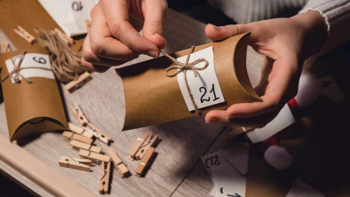 Calendrier de l'avant fait maison
