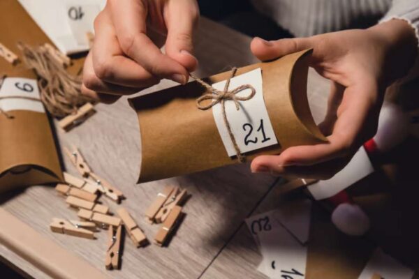 Calendrier de l'avant fait maison