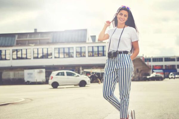 avec quoi porter un pantalon à rayures